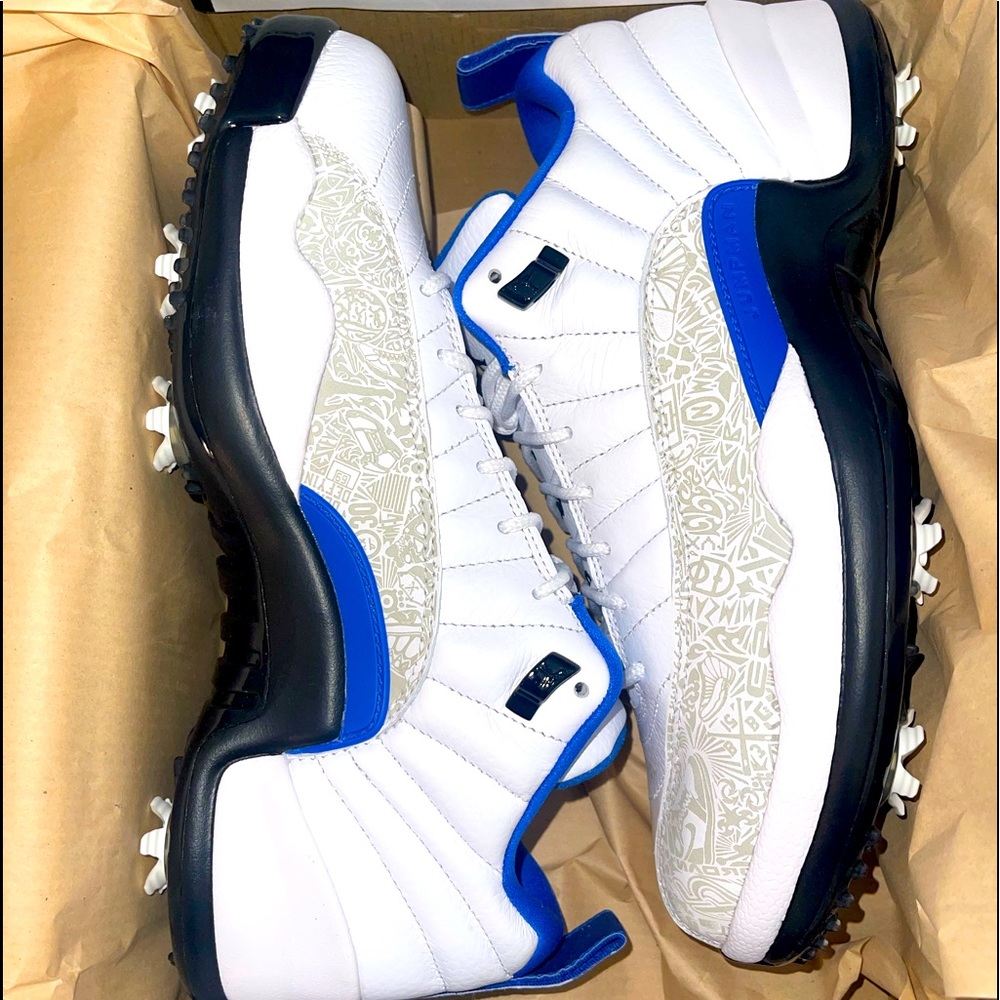 NWT Jordan Retro 12 “laser” Golf shoes